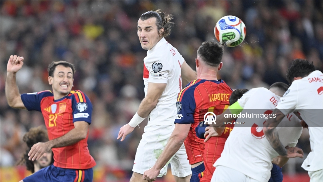 Türkiye deplasmanda İspanya ile berabere kaldı