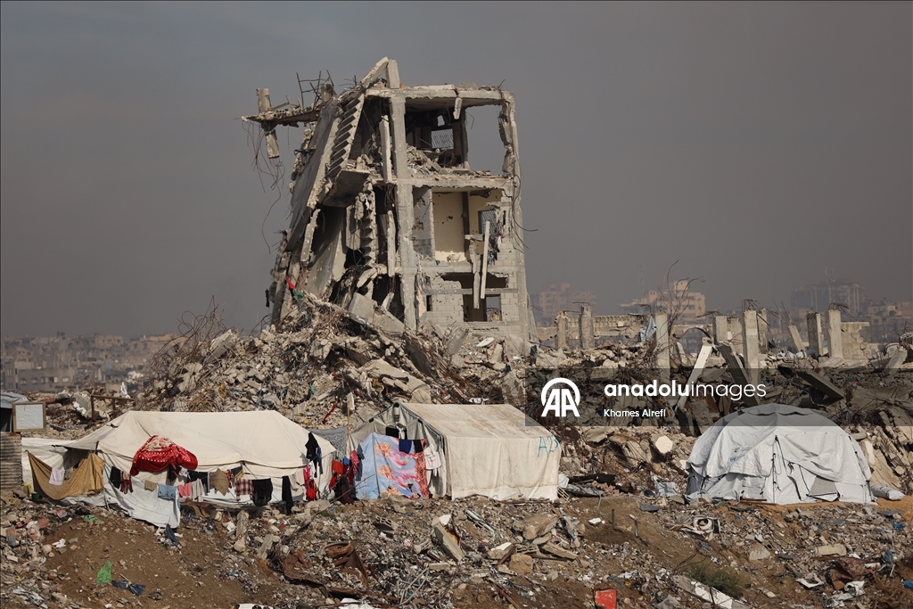 Повседневная жизнь в квартале Зейтун в восточной части Газы