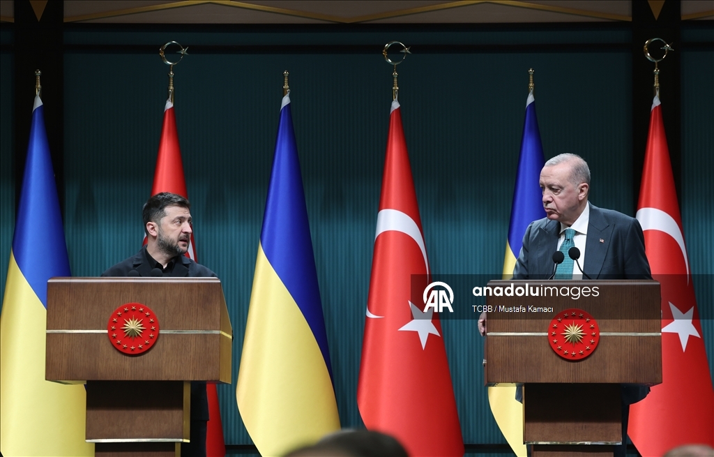 Cumhurbaşkanı Erdoğan - Ukrayna Devlet Başkanı Zelenskiy