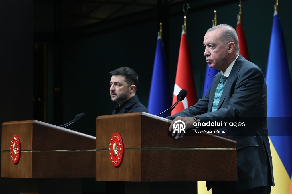 Cumhurbaşkanı Erdoğan - Ukrayna Devlet Başkanı Zelenskiy