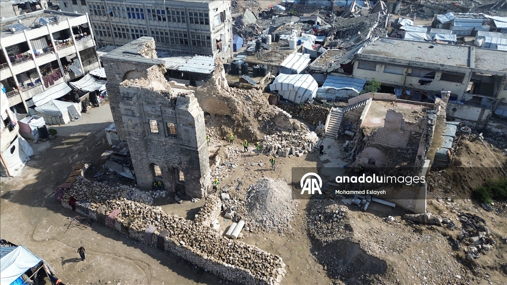 Израиль разрушил и разграбил Дворец Паши в Газе, построенный в период правления Мамлюков