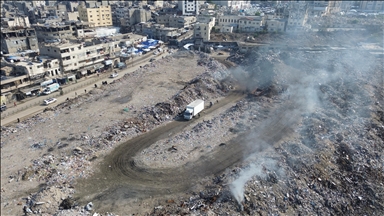Gazze'deki Firas halk pazarı atık yığınına dönüştü