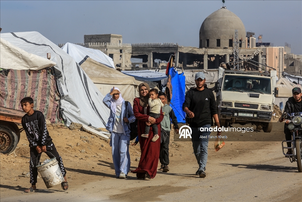 Палестинцы переживают затопления и холод