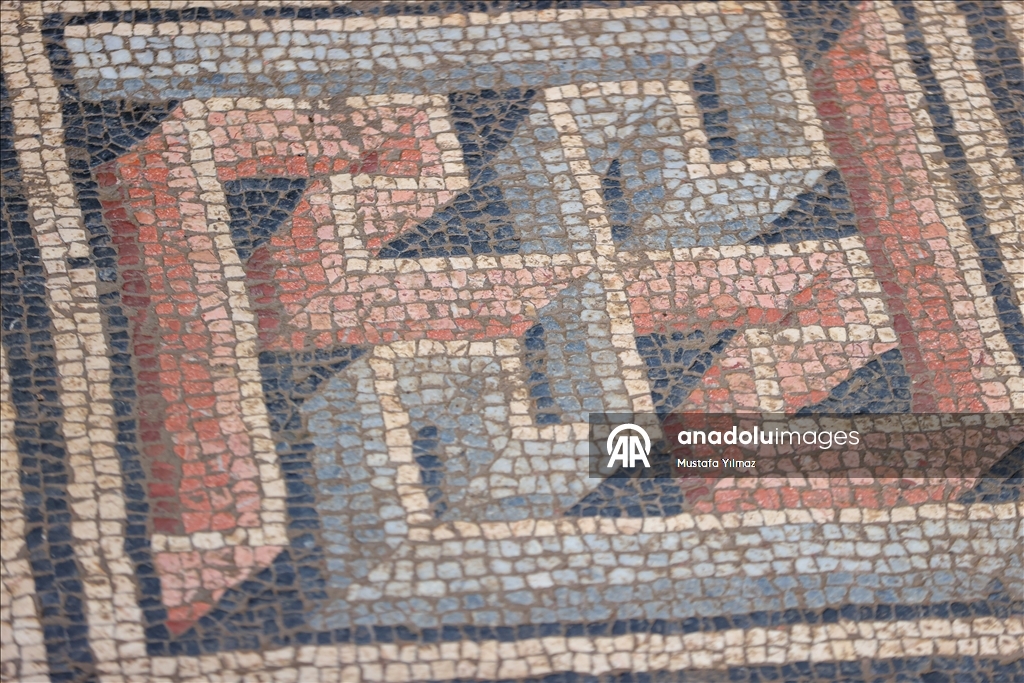 New section of ancient İznik mosaic revealed in Bursa