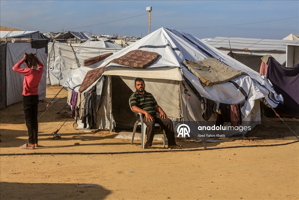 Палестинцы переживают затопления и холод
