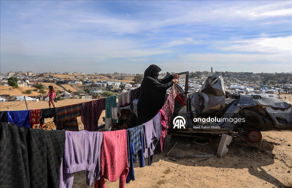 Палестинцы переживают затопления и холод