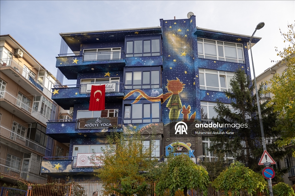 The striking architectural buildings and colorful apartments of Ankara