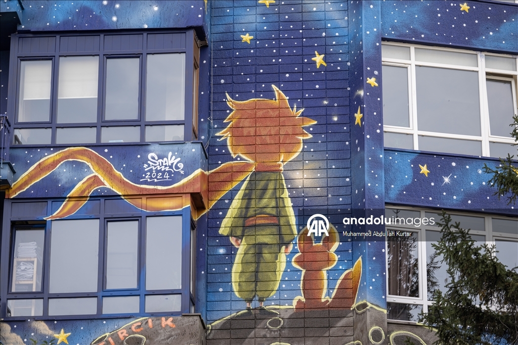 The striking architectural buildings and colorful apartments of Ankara