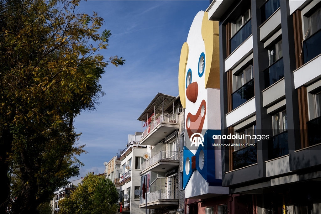The striking architectural buildings and colorful apartments of Ankara