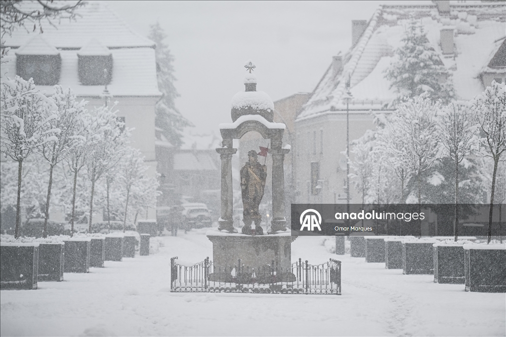 Южные регионы Польши засыпало снегом