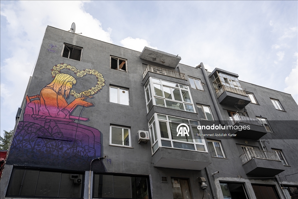 The striking architectural buildings and colorful apartments of Ankara