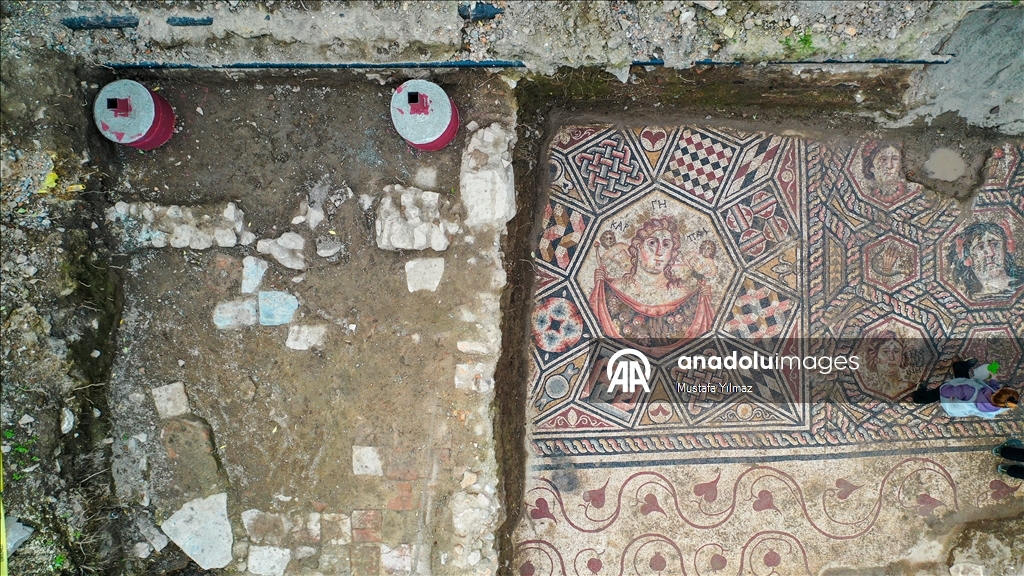 В турецком Изнике нашли красочную мозаику III века