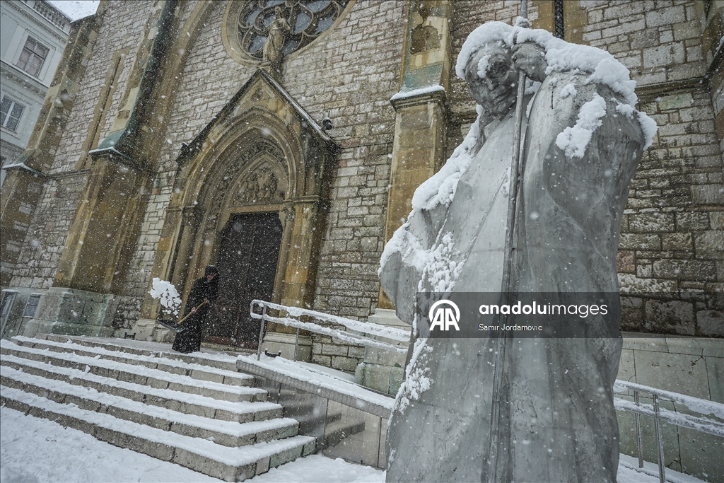 Prvi sezonski snijeg u Sarajevu