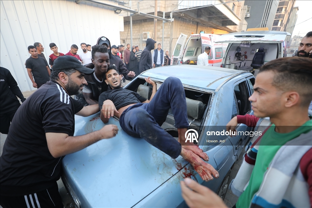  İsrail ordusu ateşkesi ihlal ederek Nusayrat bölgesinde bir binayı hedef aldı