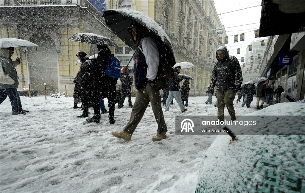 Prvi sezonski snijeg u Sarajevu