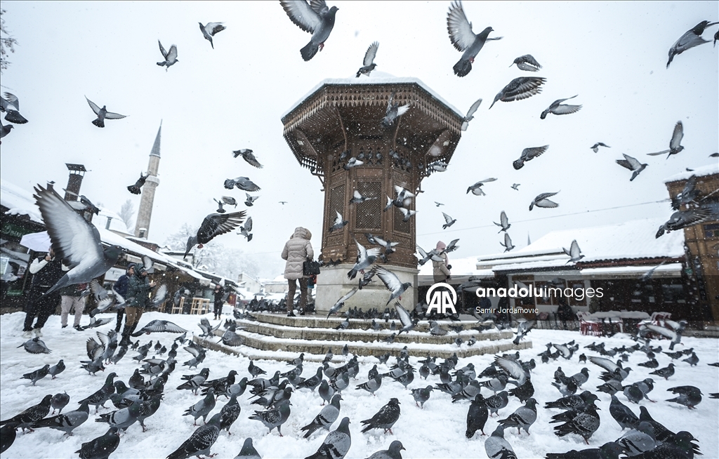 Prvi sezonski snijeg u Sarajevu