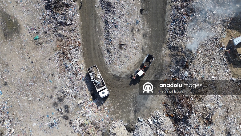 Народный рынок Фирас в Газе превратился в свалку