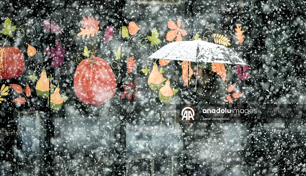 Prvi sezonski snijeg u Sarajevu