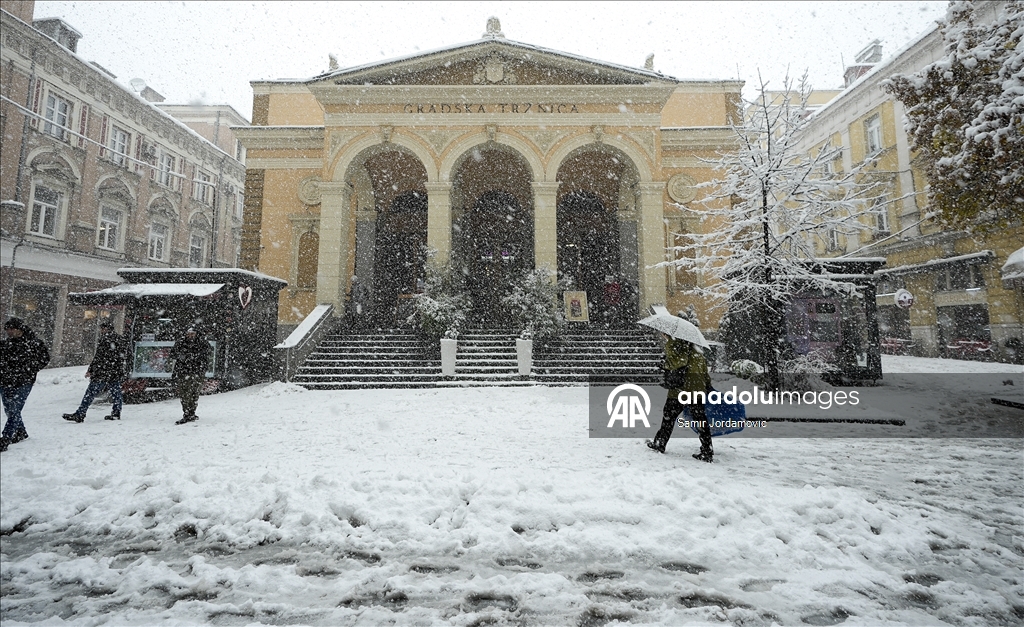 Prvi sezonski snijeg u Sarajevu