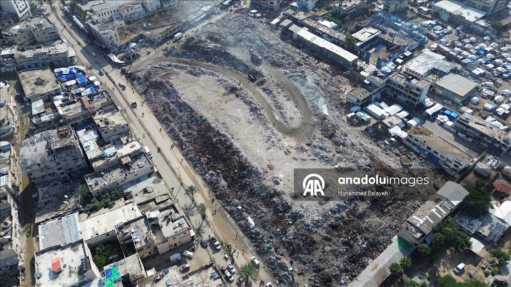 Народный рынок Фирас в Газе превратился в свалку