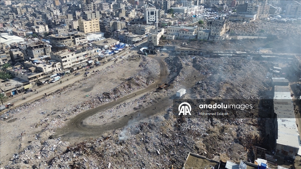 Народный рынок Фирас в Газе превратился в свалку