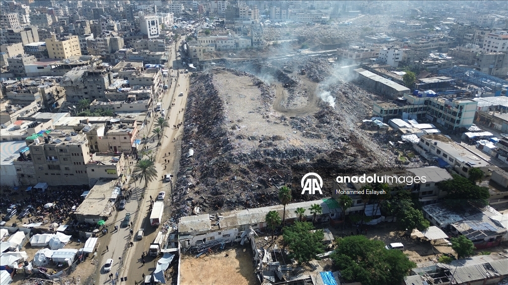 Народный рынок Фирас в Газе превратился в свалку