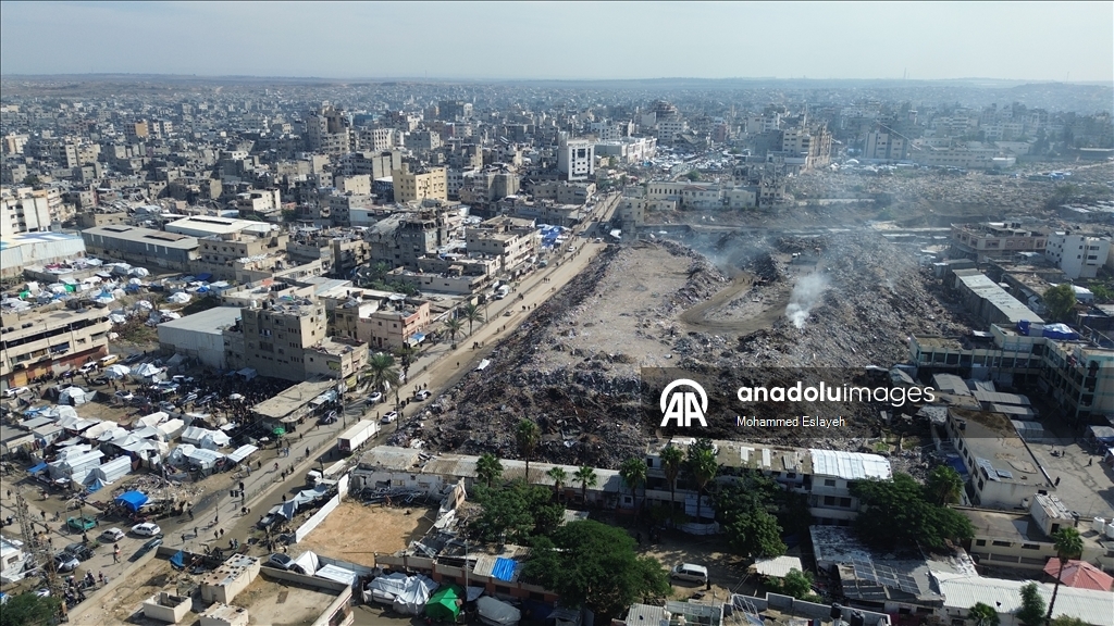 Народный рынок Фирас в Газе превратился в свалку