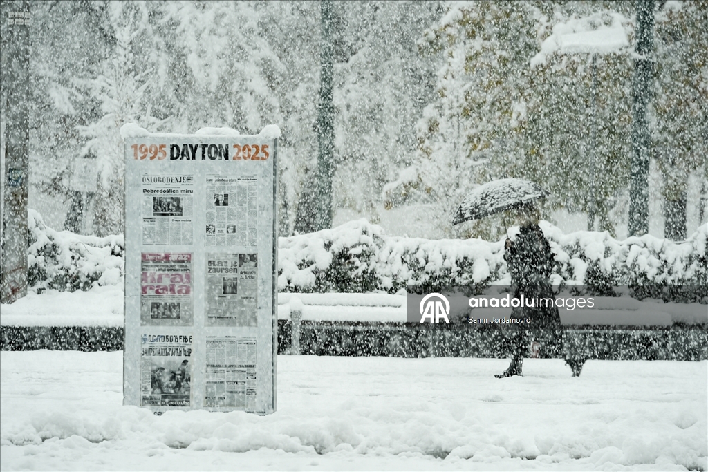 Prvi sezonski snijeg u Sarajevu