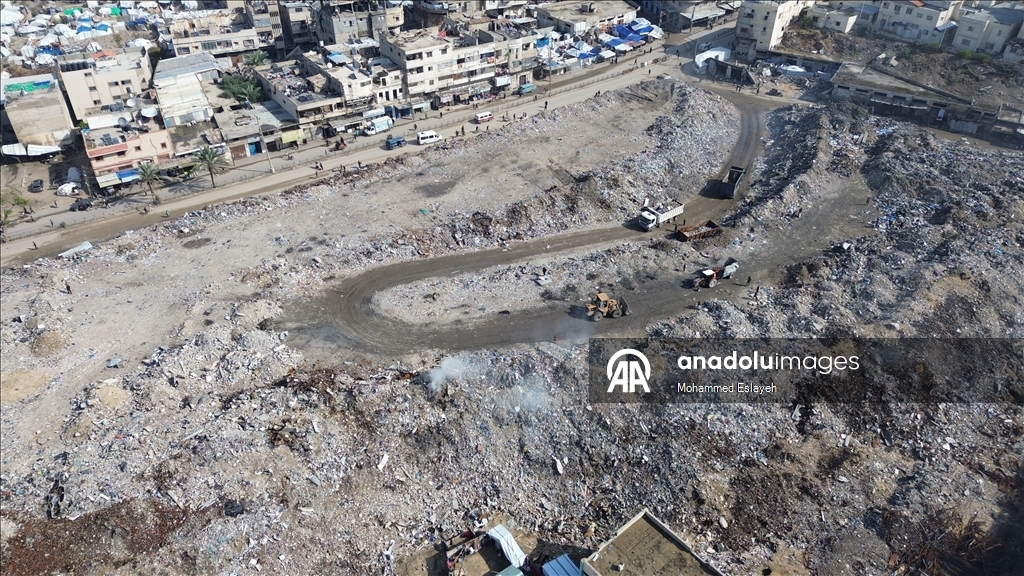 Народный рынок Фирас в Газе превратился в свалку