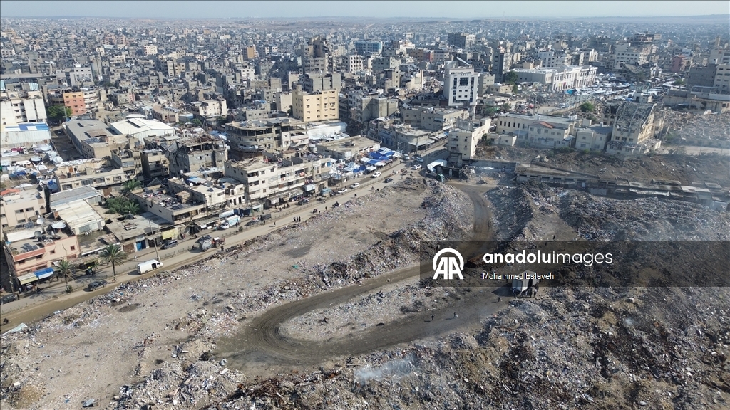 Народный рынок Фирас в Газе превратился в свалку