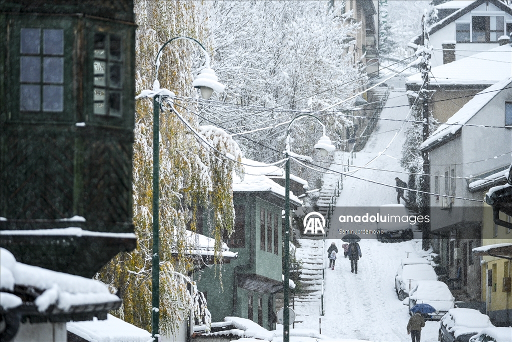 Prvi sezonski snijeg u Sarajevu