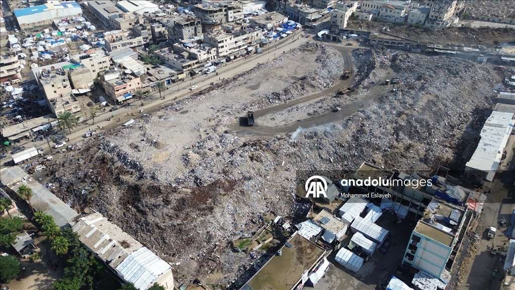 Народный рынок Фирас в Газе превратился в свалку