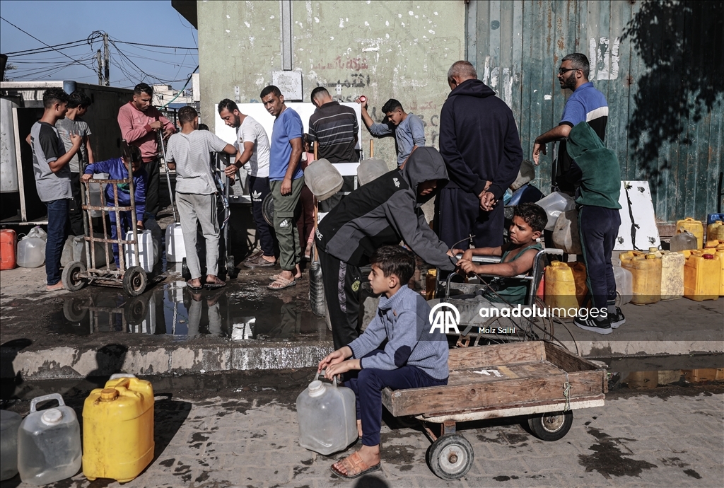 В Газе продолжается водный кризис