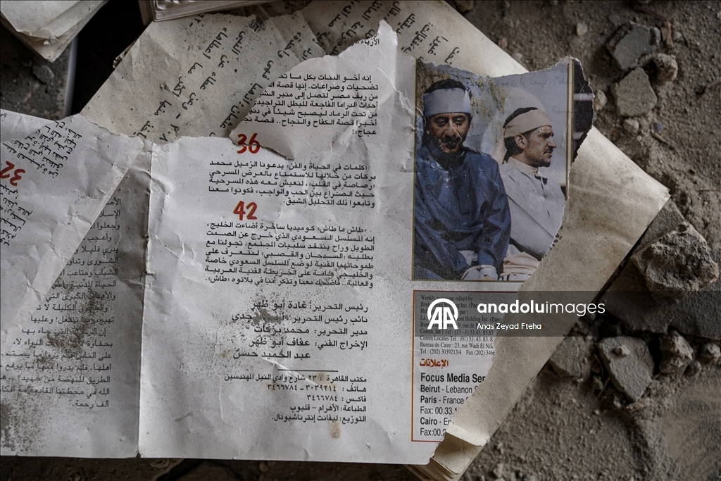 Gazze’de yok olan yazılı mirasın izleri enkaz arasında aranıyor