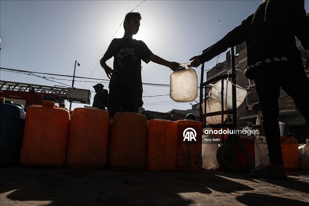 В Газе продолжается водный кризис