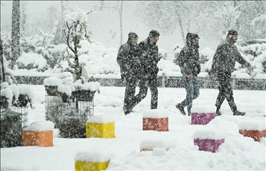 Столица Боснии и Герцеговины Сараево покрылась снегом