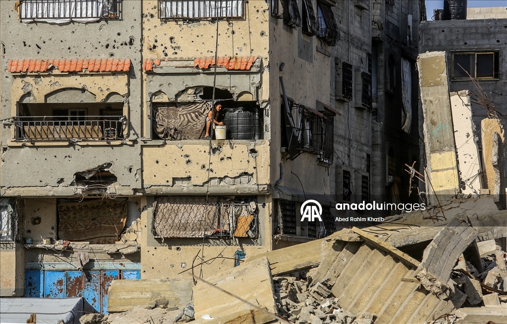 Han Yunus’ta yıkımın ardından asbest tehlikesi