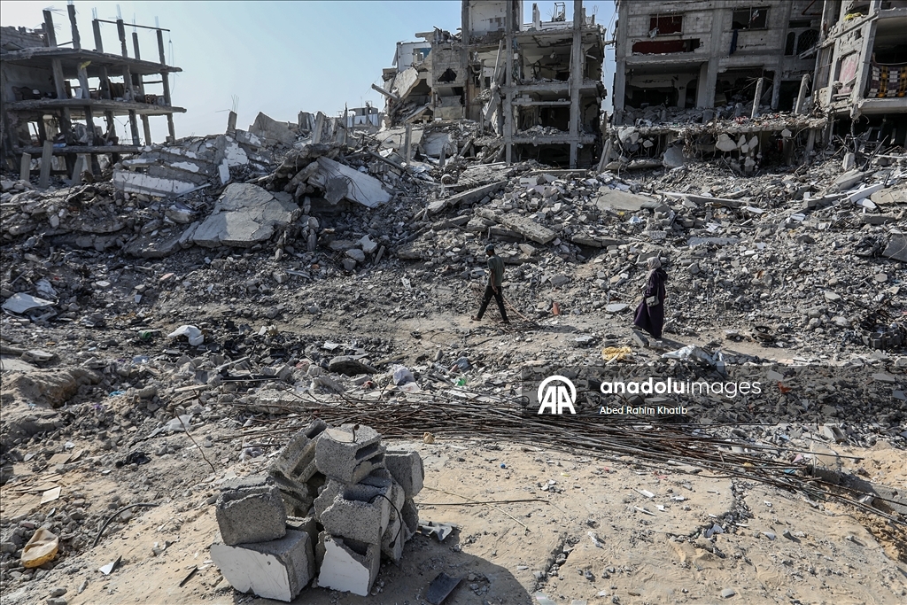 Han Yunus’ta yıkımın ardından asbest tehlikesi