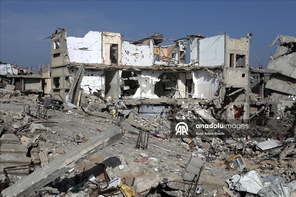 Han Yunus’ta yıkımın ardından asbest tehlikesi