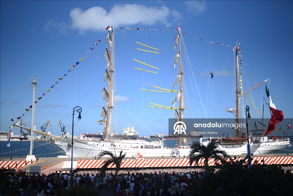 Учебный корабль ВМС Мексики Cuauhtémoc после ремонта вернулся в Веракрус