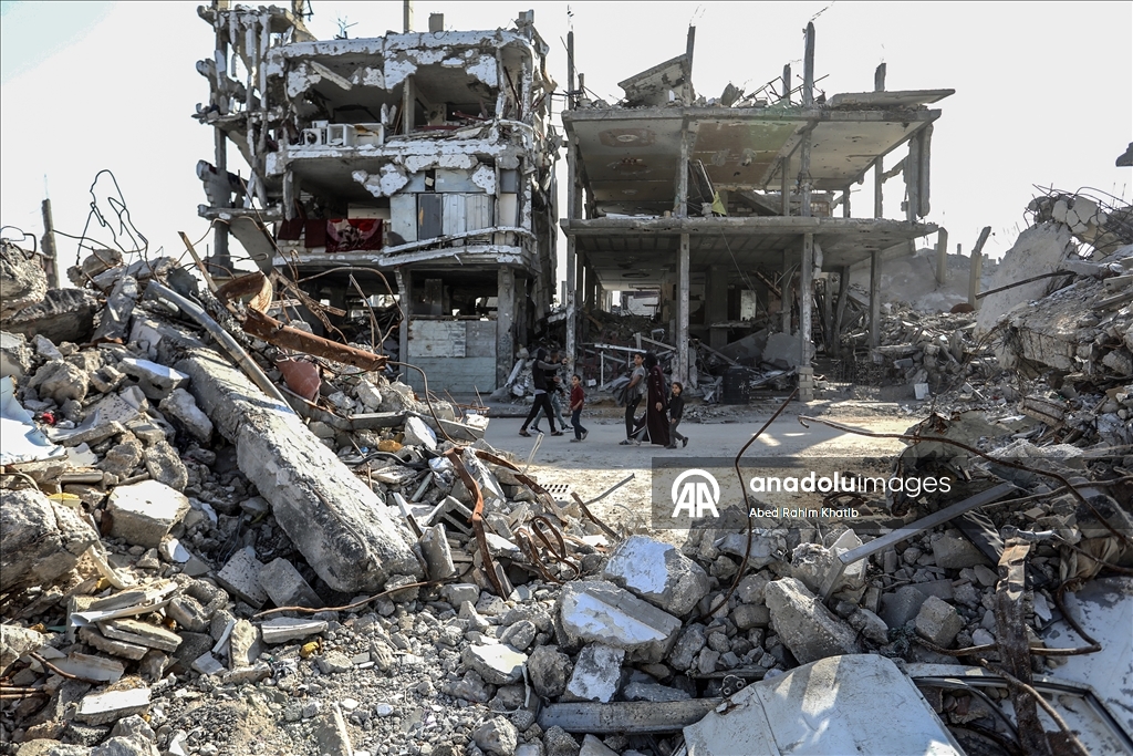 Han Yunus’ta yıkımın ardından asbest tehlikesi