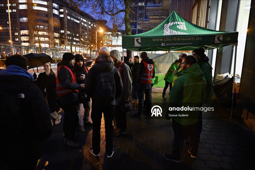 В Бельгии стартовала масштабная общенациональная забастовка