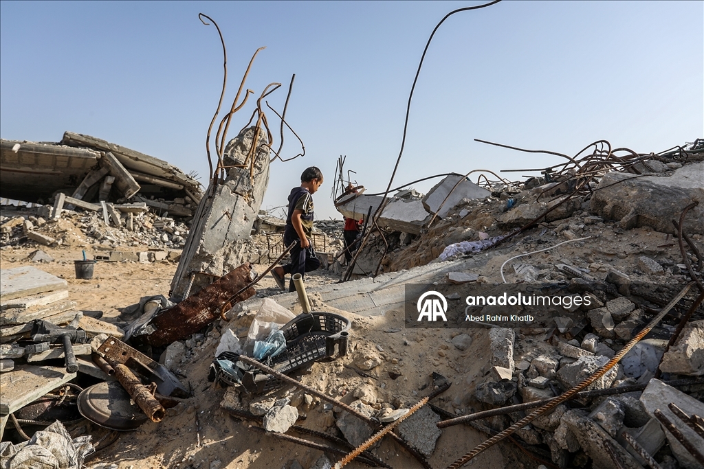 Han Yunus’ta yıkımın ardından asbest tehlikesi