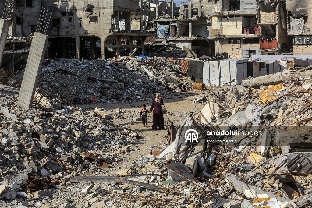 Han Yunus’ta yıkımın ardından asbest tehlikesi