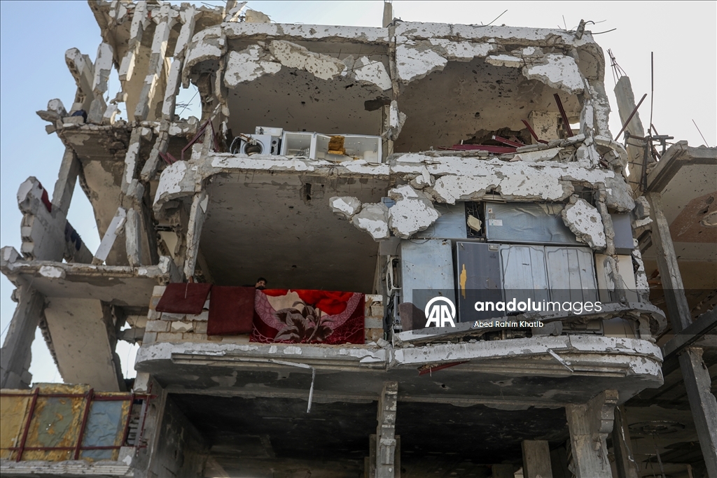 Han Yunus’ta yıkımın ardından asbest tehlikesi