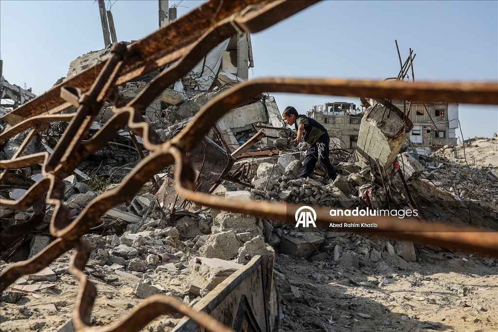 Han Yunus’ta yıkımın ardından asbest tehlikesi