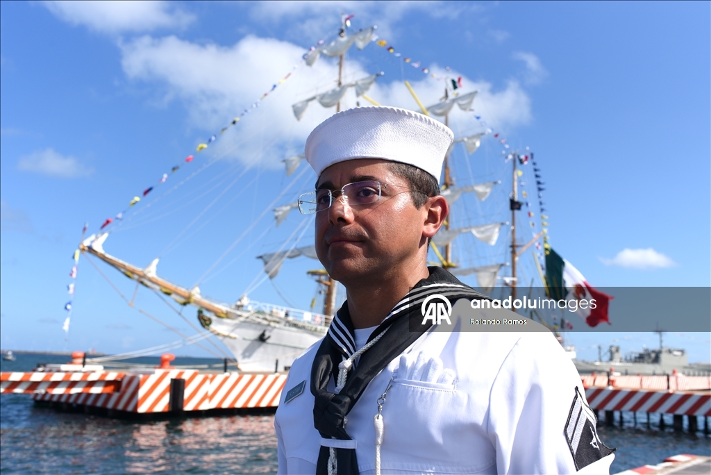 Учебный корабль ВМС Мексики Cuauhtémoc после ремонта вернулся в Веракрус