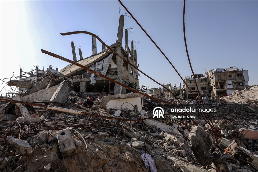 Han Yunus’ta yıkımın ardından asbest tehlikesi