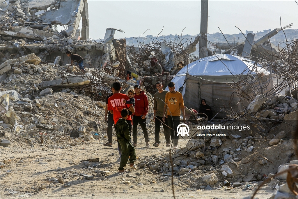 Han Yunus’ta yıkımın ardından asbest tehlikesi