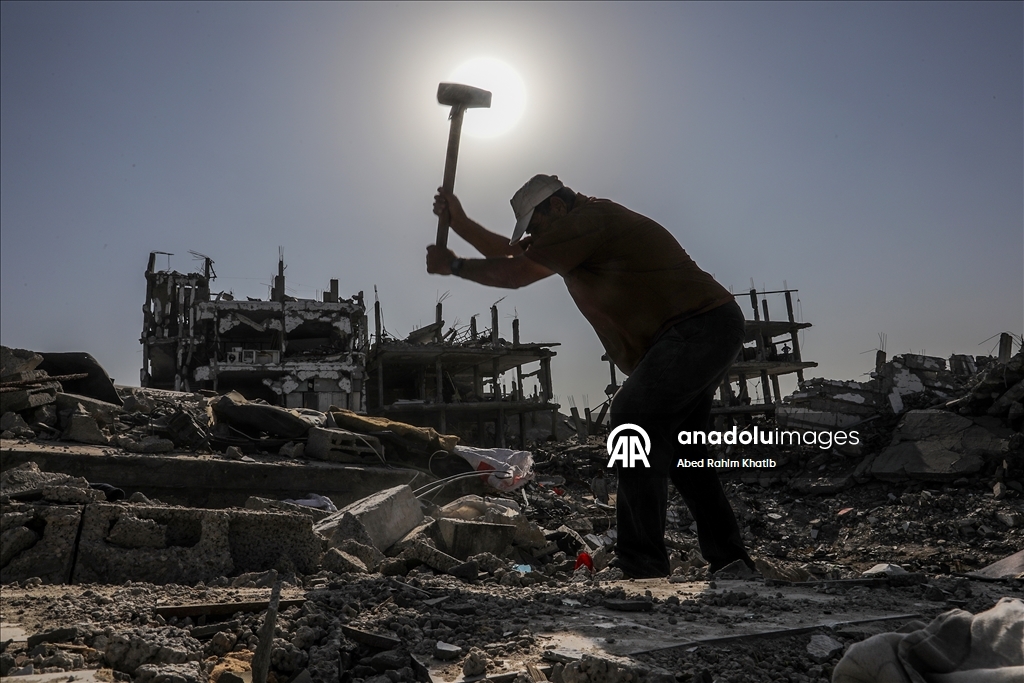 Han Yunus’ta yıkımın ardından asbest tehlikesi